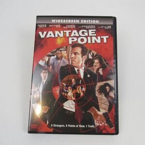 Vantage Point‎ DVD 2008 Movie Dennis Quaid Matthew Fox Forest Whitaker